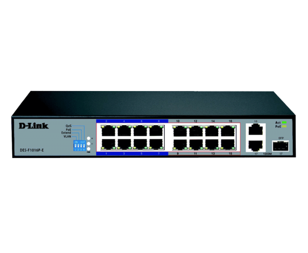 D-Link DES-F1016P-E Switch