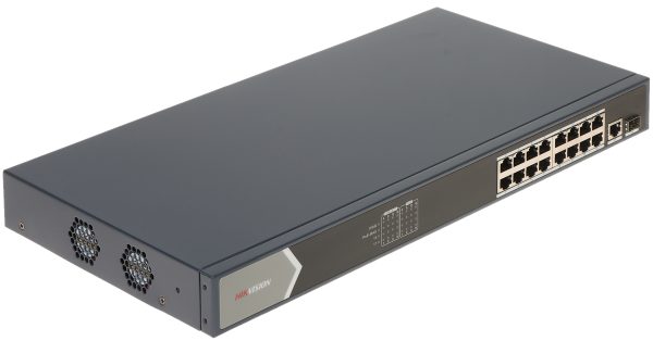 Hikvision DS-3E0518P-E/M 16 Port POE Switch