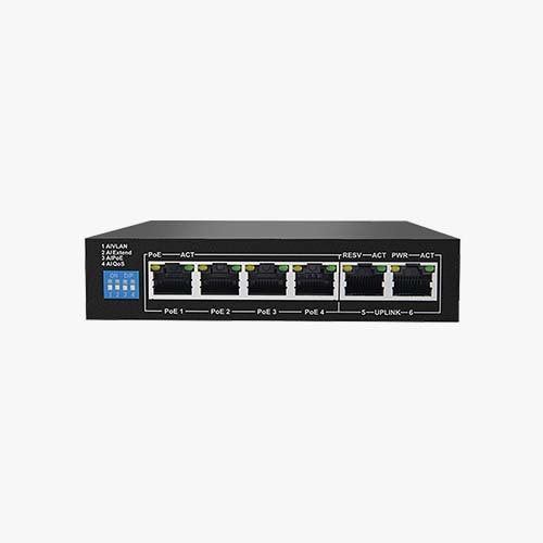 Pollo PLN-1104GB 6-Port AI PoE Switch